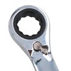 AB Tools 17mm Reversible Cranked Offset Ratchet Combination Spanner Wrench