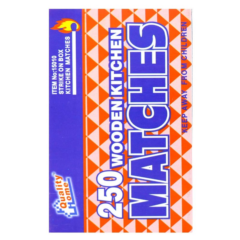 OCD BARGAIN, Wooden Kitchen Matches 250 with Strike On Box