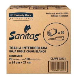 Kimberly-Clark Toallitas Sanitas Kimberly-clark 20 Fajillas Con 100 C/u Osh