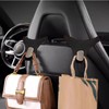 2PCS Car Purse Hooks,Suede Durable Car Seat Back Hooks for