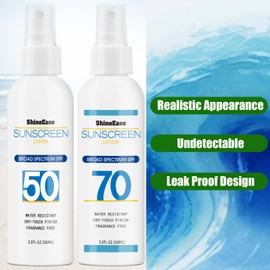 Cruise Empty-Sunscreen-Shampoo-Bottle Plastic Container: Leak-Proof - Empty Sunscreen Shampoo Bottle for Cruise Ships Cruises, Concerts, Beach(Style 1)