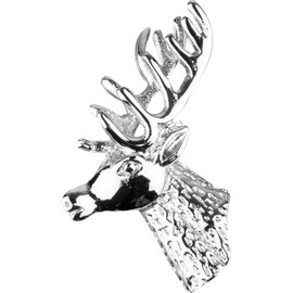 JACK PYKE Pin Badge Countryman Outdoor Shooting Gift, Stag, H 2.7 x W 2.3 cm