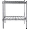 PRO&Family 14" x 24" NSF Chrome 2 Wire Shelf Kit