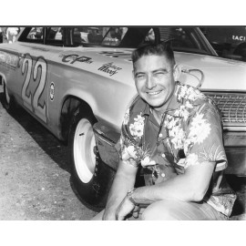 BEAUTIFUL NASCAR HALL OF FAMER FIREBALL ROBERTS 8X10 PHOTO W/BORDERS