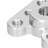 2Pcs Flange Shaft Coupling Aluminium Alloy 6mm D Hole Light