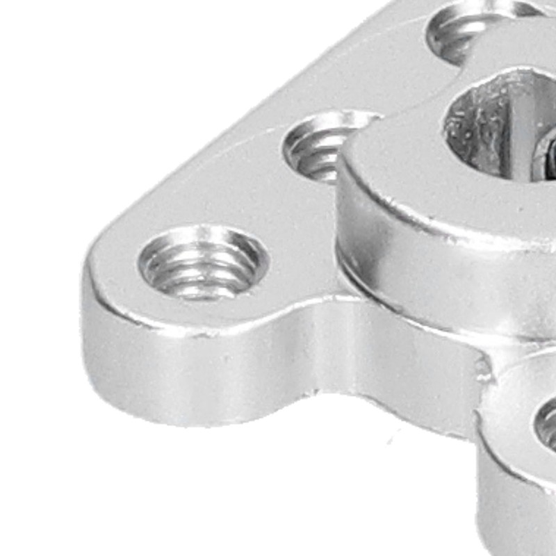 2Pcs Flange Shaft Coupling Aluminium Alloy 6mm D Hole Light