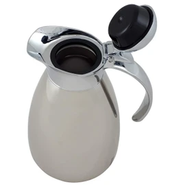 Helios Brilliant Stainless Steel Insulated Jug Polished 1 Litre