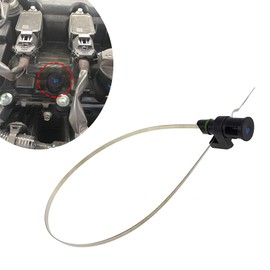 awlbed 1 PC Car Engine Oil Dipstick, Waterproof Metal Vehicle Engine Measuring Tool, Universal Automotive Transmission Dipstick Replacement for Truck SUV Car OEM #31086-JA00A (Black)