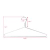 60 Quality Hangers Heavy Duty Metal Suit Hanger Coat Hangers