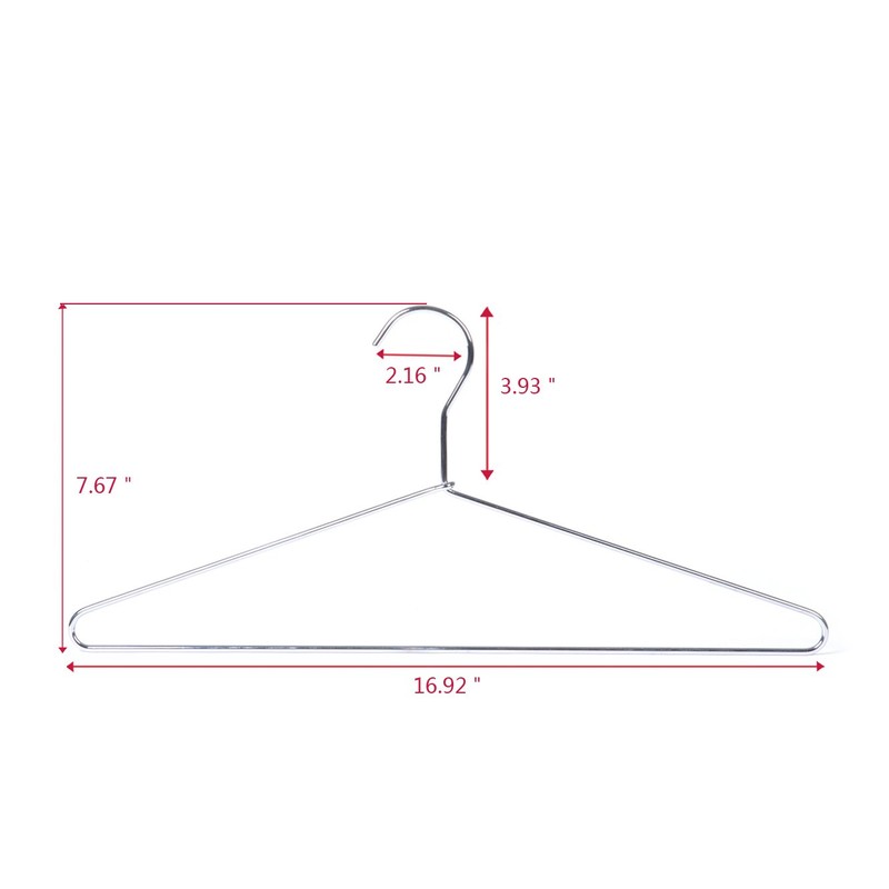60 Quality Hangers Heavy Duty Metal Suit Hanger Coat Hangers