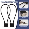 Pack of 2 Cable Lock with Key, Small Cable Lock