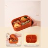 Silicone Lunch Box Microwave Safe Reusable Leakproof Food Storage Container