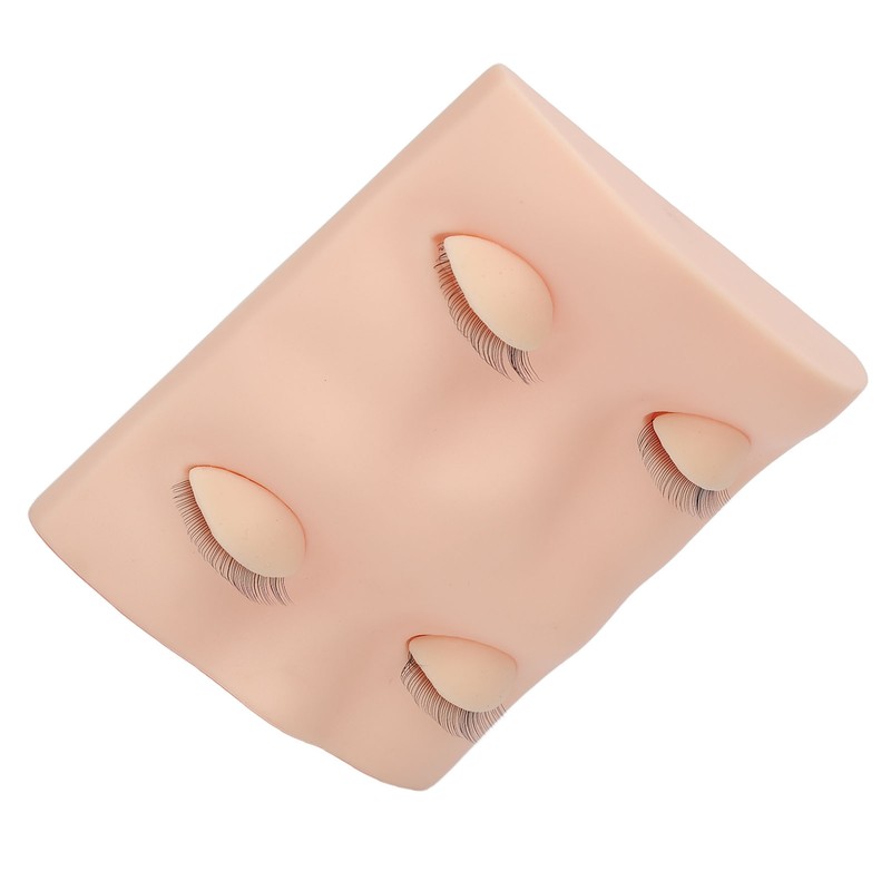 Lash Mannequin Head with with 3 Pairs Replacement Eyelids Realistic