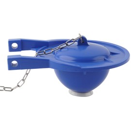 Toilet Flapper Compatible with TOTO Flapper Model THU140S, Replaces 3-Inch Flappers Long Lasting Rubber Seal Water Conserve- Including Stainless Steel Chain and Hook, Easy to Install (Pack of 1, Blue)