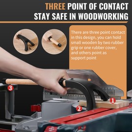 Miter Saw Hold Down Stick, Miter Saw Accessories, Woodworking Protection Tool to Keep Your Hands Away From Saws, Push Sticks for Wood