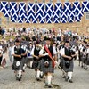 32.8 ft Scotland Flag Banner, 30 Pcs Mini Scottish Country