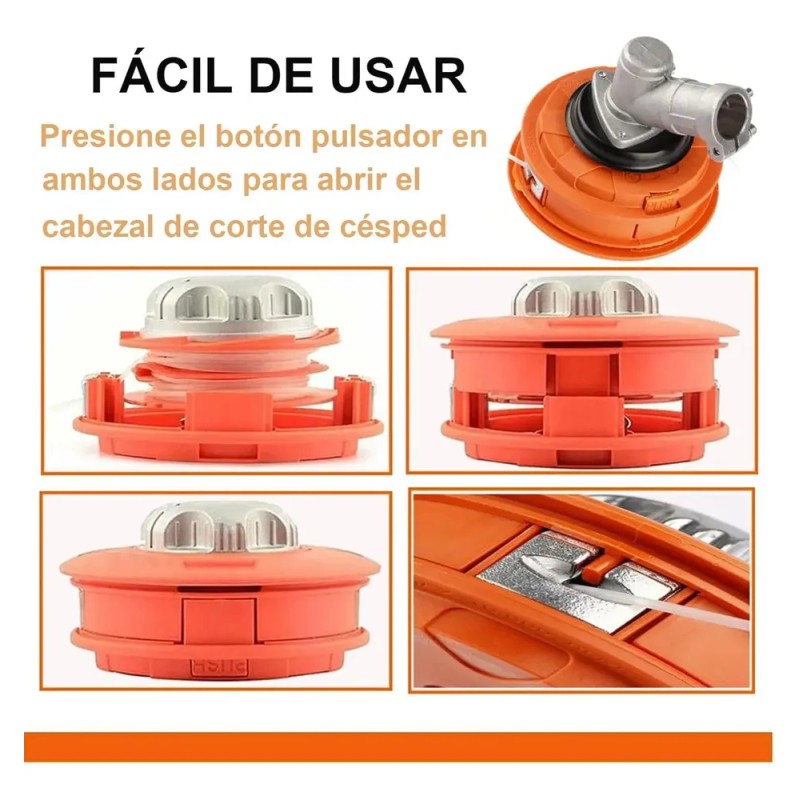 Cabezal Universal Para Desbrozadora Punta De Metalica Acceso