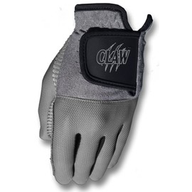 CaddyDaddy Claw Pro Men’s Golf Glove - Breathable, Long Lasting (Grey, Cadet Med, Worn on Left Hand)