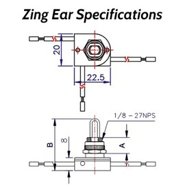 Txelegant Switch Zing Ear ZE-117M Series 3/8" 3 Way Push Button Rotary Lights Lamps 2 Circuit 6A 125V 125VL 3A 250V 1A 125VT Brass Metal Up Shell Phenolic Base Replacement Kit
