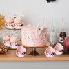 JarThenaAMCS 300Pcs Halloween Cupcake Liner Pink Boo Ghost Baking Cup