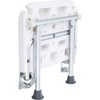 VEVOR Folding PE Shower Seat, 15.7'' x 14.8'' Unfolded, Wall