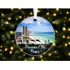 Lerime66 Panama City Beach Christmas Acrylic Ornament, Panama City Beach