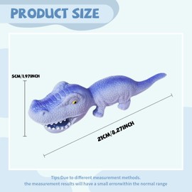 Kids and Adults Stretchy Animal Sensory Stress Relief Toys Crocodile Sand Filled Squishy Toy Stress Relief and Sensory Decompression Toy,Blue