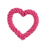 PetGround Dog Toy Heart-Shaped Rope Dog Toy Chewing Puppy Small