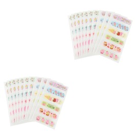 TOVINANNA 120pcs Adorable Boys and Girls Bandages Breathable Wound Patches Wound Care for Outdoor Activities