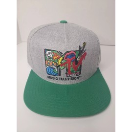 Viacom MTV Music Television Logo Snap Back Hat Cap New With Tags
