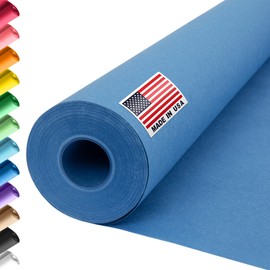 Paclord Paclord 36" x 1200" (100 ft) Dark Blue Construction Paper Roll, (Pack of 1 Roll, Dark Blue Color) C Made in USA Construction Kraft Paper Roll for School Projects C Color Paper for Crafts, Art Paper