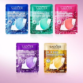 Ergothioneine Collagen Eye Gels, Firming Eye Masks, Pack of 5