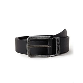 Wrangler Men's Metal Loop Belt, Black, 100 cm