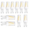 10Pcs G9 Base LED Light Bulbs 1.5W AC110V BiPin Bulb