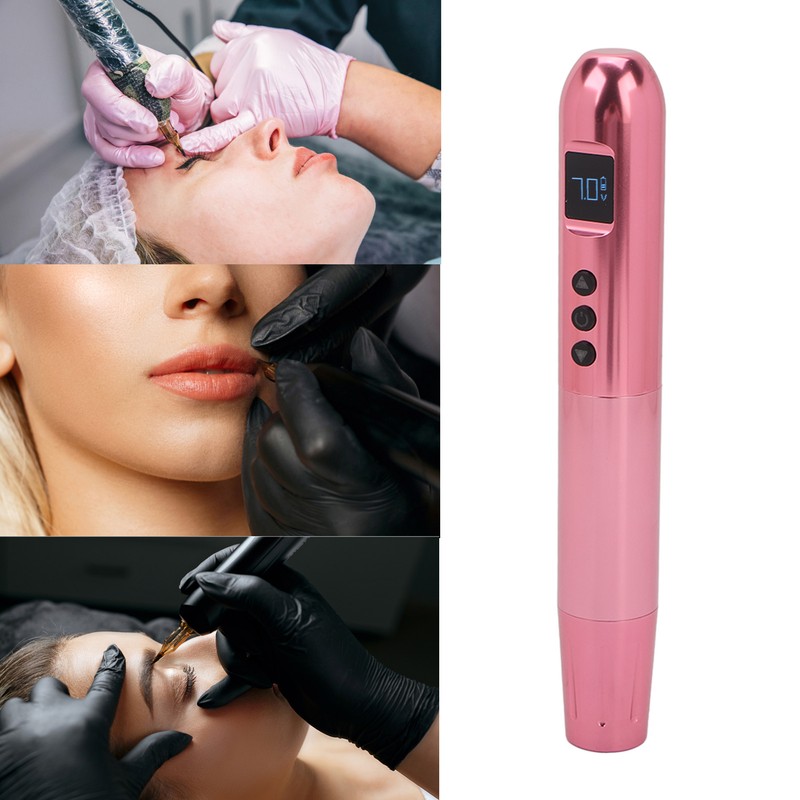 Wireless Tattoo Pen 2 In 1 Rechargeable Battery LED Display