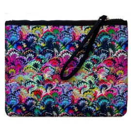 Cynthia Rowley Flat Designer Marble Pouch/Clutch for Pen Pencil Makeup & Tablet