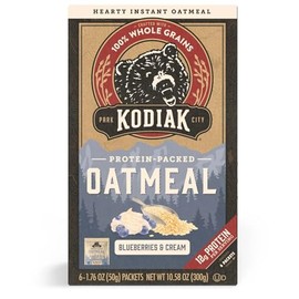 Generic Protein-Packed Blueberries and Cream Instant Oatmeal, 1.76 oz, 6 Packets (Pack of 4)