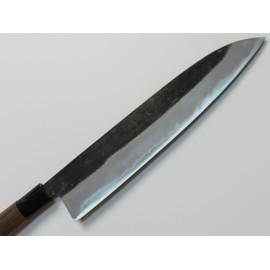 "HONMAMON" New Chef's Knife 240mm, Aogami Steel, Kurouchi Double Bevel Japanese Gyuto