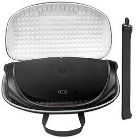 PISOSN Hard Carrying Case Compatible with JBL Boombox 3 / Boombox 3 Wi-Fi/Boombox 2 Portable Bluetooth Speaker, Portable Fashion Travel Case (Grey+Black)