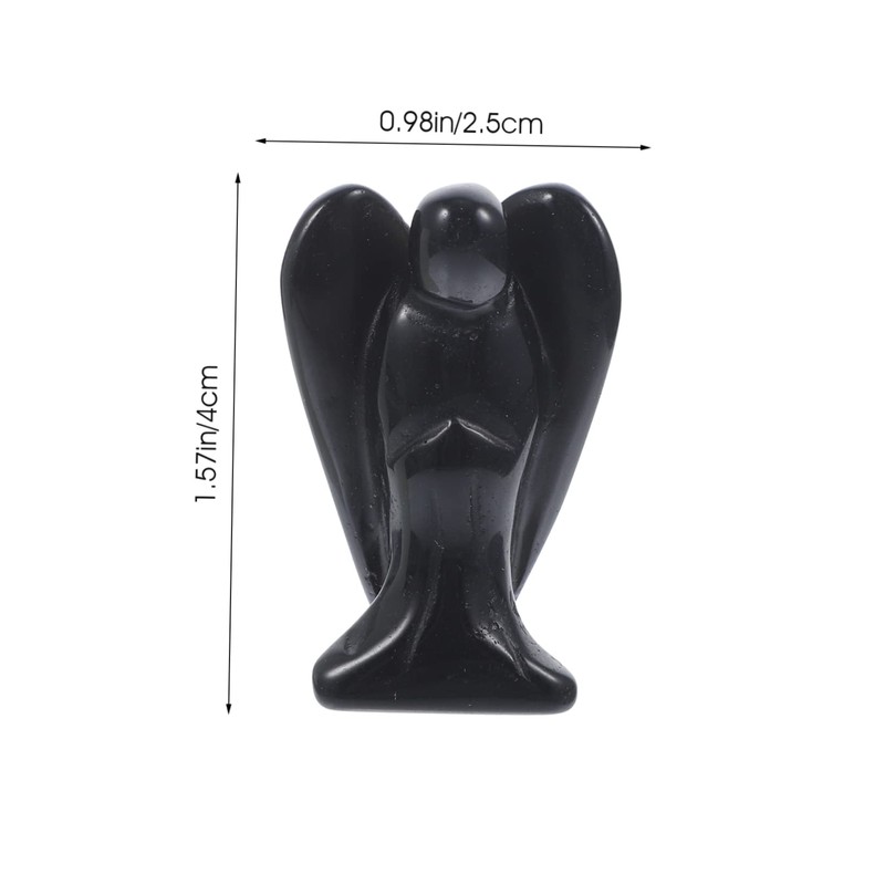 LABRIMP Crystal Angel Figurines Set of 2 Statue Angel Statue