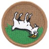 Fainting Goat Patrol Patch - 2" Diameter Round Embroidered Patch