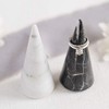 craft monkees Ring Holder Cone Genuine Marble Polished| Ring Jewelry