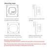 Intelligent Heating Thermostat, Digital Temperature Controller, Touch Screen LCD Display,