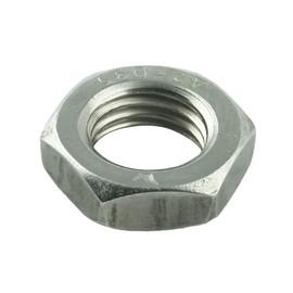 Eisenwaren2000 | M16 Hex Nuts (Pack of 10) - Nut Low Form DIN 439 - ISO 4035 - Stainless Steel A2 V2A - Rustproof