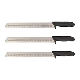 14” Slicer/Carving Knife Granton Edge Prime Rib, Roast Beef, Brisket, Turkey, Ham Knife Cozzini Cutlery Imports (3 Pk - 14" Slicer)