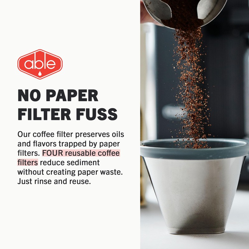 Able KONE for Chemex: The Original Reusable Number Four Coffee
