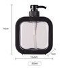 Soap Dispenser, Pack of 2, Shower Gel Dispenser, 500 ml,