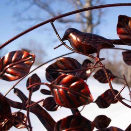 Chalily Tree of Life Garden Wind Spinner Outdoor Spinners for Yard Decoration and Sculpture Extra Large Metal Spinning Kinetic Art Giant Lawn Decorations Solar Wind Power Sculptures Decor no Motor