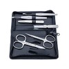 Alpen 6822R Manicure Set with Case in Various Colours Stainless