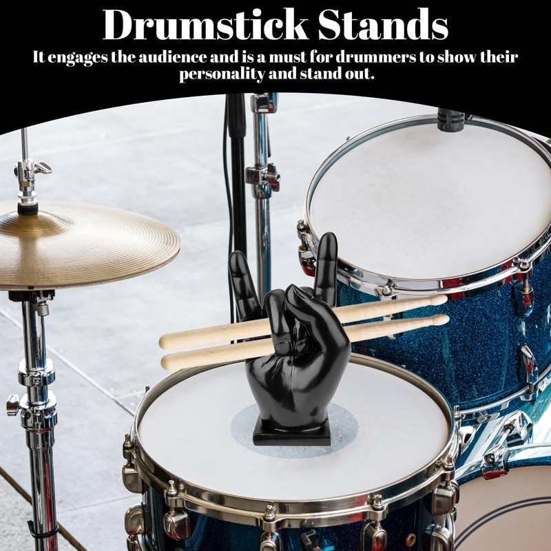 Creative Rock Hand, Drumstick Holder, Drumstick Holder Hand, Resin Rock